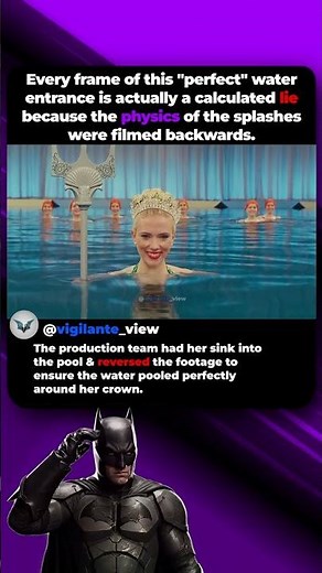 Scarlett’s entrance is a FILMING lie. 🧜‍♀️ | Movie Logic