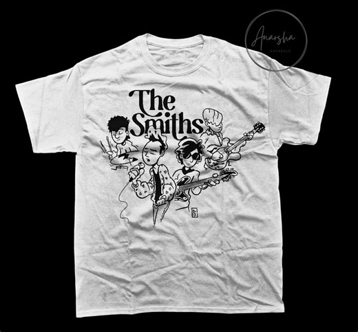 The Smiths Indie Rock Band Tee, Unisex Music Merch Shirt - Etsy UK