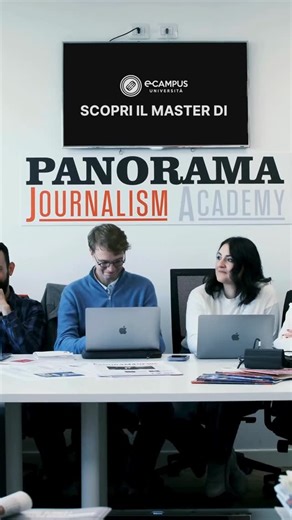 Università eCampus on Instagram: "📰 Scopri il dietro le quinte del Master di I livello in Giornalismo di Panorama Academy in collaborazione con eCampus. 🪙 Iscrivendosi entro il 4 gennaio 2026 è possibile ottenere uno sconto di 500 Euro sull’intero importo della retta. 👉 Info e iscrizioni academy.panorama@uniecampus.it +39 02 2556 1160 academy.panorama.it ℹ️ I non laureati possono accedere come Corso di Formazione Continua e ottenere i CFU utili per l’ingresso al 2° anno di alcuni corsi di lau