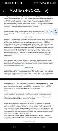 Modifiers:All board-2024 With Answers.