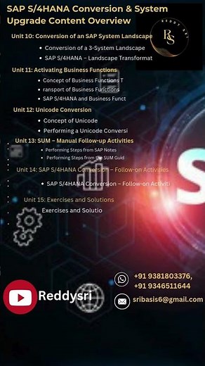 SAP S/4HANA Conversion vs System Upgrade in 60s #SAP #SAPS4HANA #SAPConversion #SAPUpgrade #Shorts
