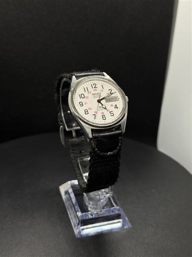 Vintage Seiko “railroad Approved” Quartz Field Watch - Etsy