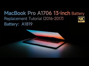 MacBook Pro A1706 13-inch Battery Replacement Tutorial (2016-2017)