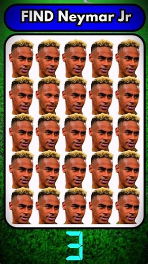 Find cristiano Ronaldo , Neymar Jr & Mohamed Salah #challenge #quiz #cristianoronaldo #shorts