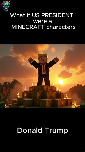 What if the US President was a MINECRAFT character?