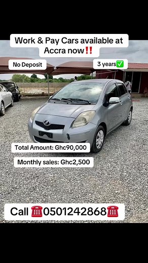 Work and Pay Cars in Accra: Drive for Income