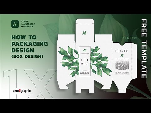 How to Create Packaging Design (Box Design) in Adobe Illustrator CC 2020