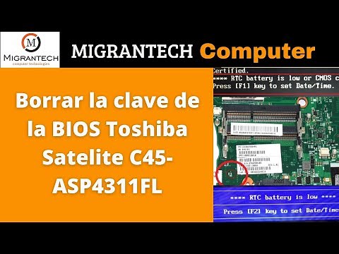 ⭐ Remove BIOS Password Toshiba C45-ASP4311FL/ Reset BIOS Password