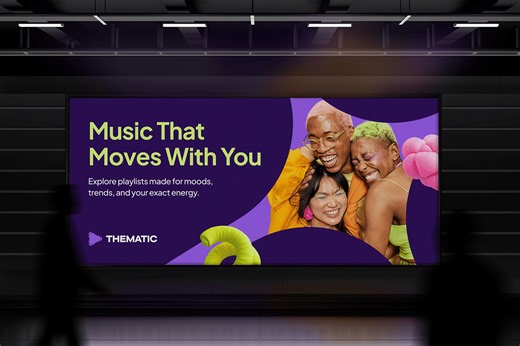 Thematic: Brand Identity & UI/UX for a Music Platform