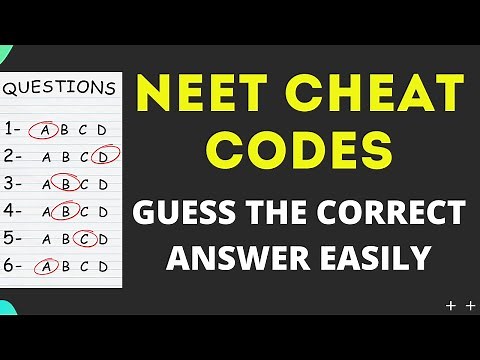 NEET CHEAT CODES || HOW TO GUESS ANSWERS CORRECTLY IN NEET || BEST WAY TO STUDY