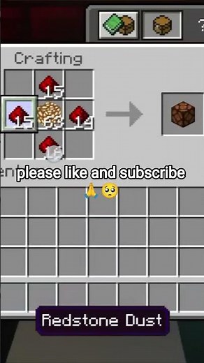 how to make redstone lamp in Minecraft#shortfeed #minecraft