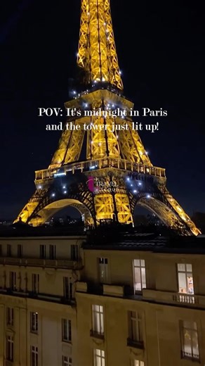 Eiffel Tower Sparkling at Midnight Paris | Night Light Show Paris France Travel Guide