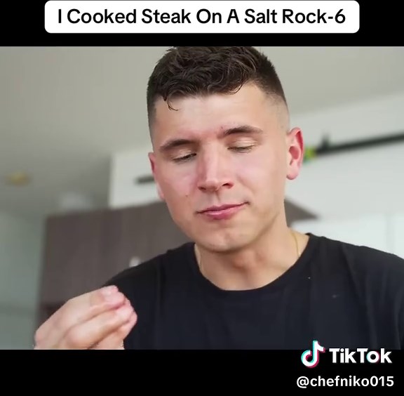 Cooking Steak and Seafood on a Salt Rock