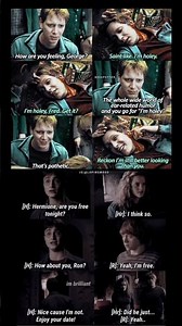 Fred’s Dark Humor After Losing an Ear 😂 | Harry Potter Meme