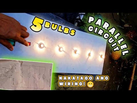 I Made a 5-Bulb Parallel Circuit