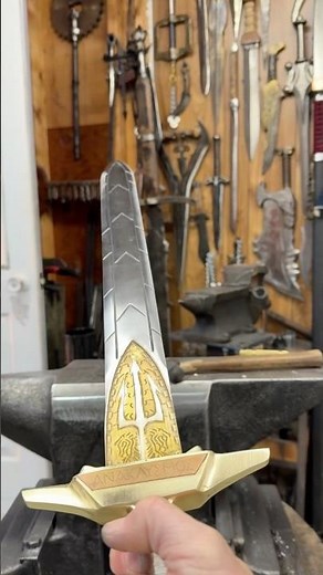Percy Jackson’s Riptide Sword is turning out 🔥 ⚔️ #blacksmith #sword #art #percyjackson #riptide