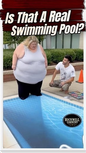 Is That A Real Swimming Pool? 💦 #funny #comedyshorts #comedy