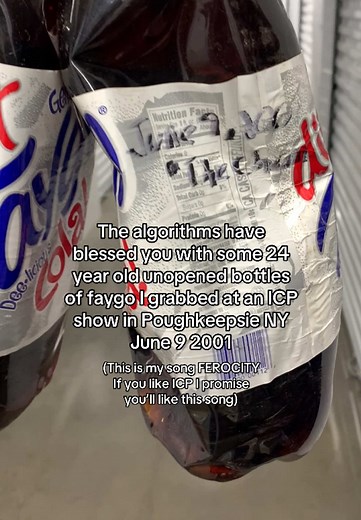 Faygo Tasting at ICP Show: 24-Year-Old Bottles