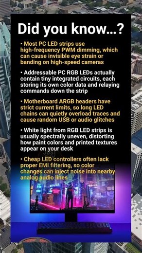 PC LED backlighting: PWM flicker, color accuracy myths and motherboard control secrets
