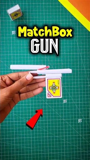 how to make matchbox gun , easy gun making