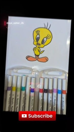 how to color Tweety bird step by step 🎨