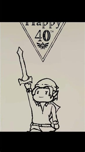 The Legend of Zelda 40th Anniversary Animation #zelda #thelegendofzelda #animation #cartoon