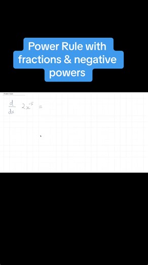 Power Rule Derivatives Explained