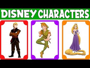 A To Z Disney Characters | A to Z Learning Video | A To Z Reading | The Little Lumen