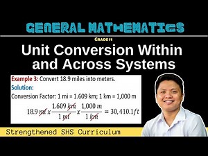 Unit Conversion Within and Across Systems | Metric and English System | Grade 11 | Q2 W1