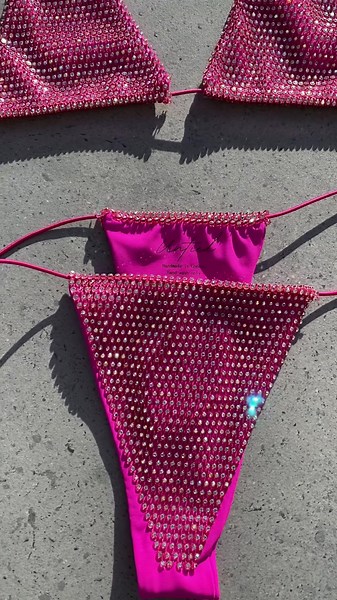 Our Hot Pink Celeste Bikini has nearly sold out ✨💗#fyp #viral #smallbusiness #handmade #bikini #smallbusinesscheck