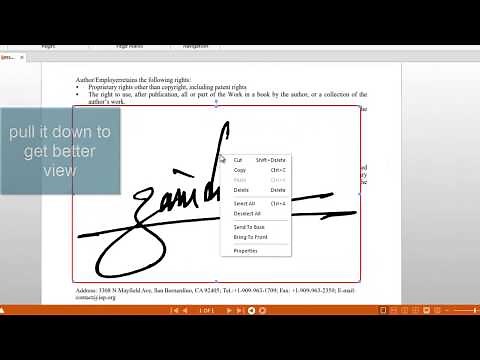 PUT SIGNATURE TO PDF