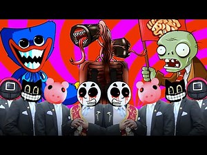 SUPER SCARY Coffin Dance MEGAMIX - Huggy Wuggy & Siren Head & PVZ (Remix)