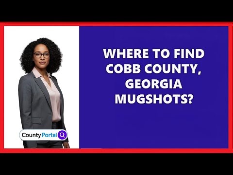 Where To Find Cobb County, Georgia Mugshots?