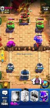 How to Play New Hero Wizard RG vs No-Skill E-Golem | Clash Royale