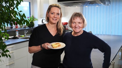Annette Benner macht Eierkäse mit Hefezopf