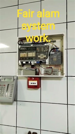 Fair alam system work. #fair alarm technical support. #fruit #cctvcamera #cctvcamera #surveillanc