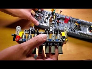 Lego cannon firing mechanism