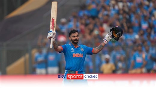 Virat Kohli: India batter makes record 50th ODI century as he eclipses Sachin Tendulkar