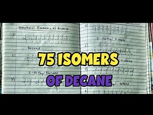75 STRUCTURAL ISOMERS OF DECANE