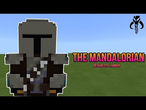 Minecraft | How to Build the Mandalorian (Beskar Steel Armor)