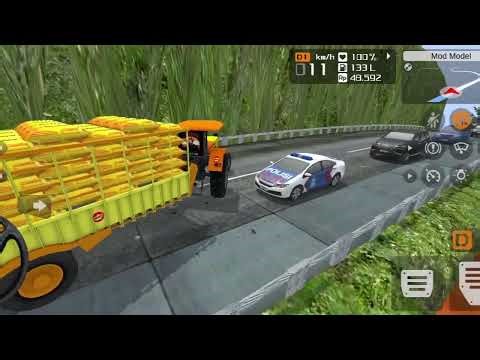 Tractor 🚜 Gameplay | Overload Trali Trip 🏔️ Farming Simulator 2025 #shorts #gaming