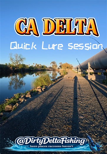 California Delta Striper Fishing: Evening Lure Session