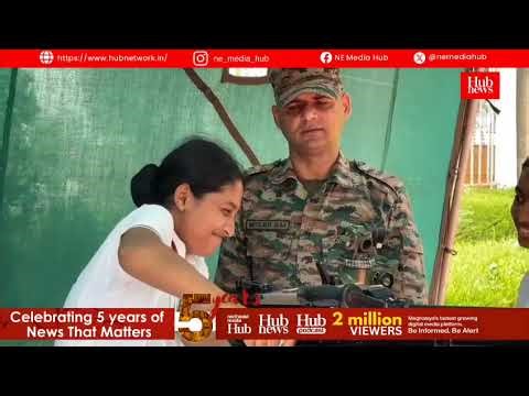 455 NCC Cadets Witness Live Weapon Demo by Assam Rifles in Tripura