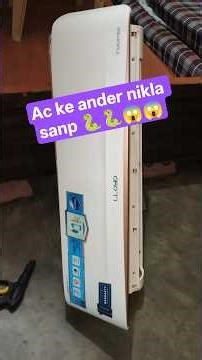 Lloyd Inverter Split AC Service or Outdoor Shifting Process | Ac ke ander nikla sanp 🐍🐍 || BABLU