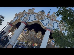 Carousel Columbia | California's Great America | POV | Top Row | Double - Decker Carousel | Carousel