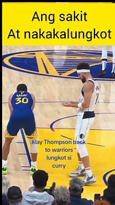 Klay Thompson back to warriors this is what happen #klaythompson #warriors #nba | Miguel B. Cuarto Jr.