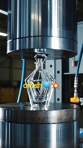 Crystal Perfume Bottle EXPLODES 💎💥 (Satisfying Crush)