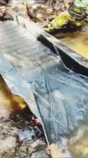 Sluice in the water test #goldpanning #helpmemakethismakesense #satisfying