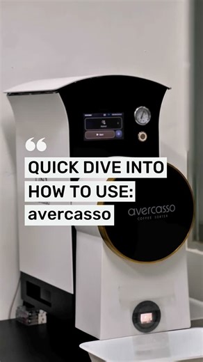 Kāfeīn Roastery on Instagram: "A quick dive into how to use : @avercasso ⚙️ Green Coffee Beans sorting machine ⚙️ Available for ✨FREE DEMO✨at @kafein_roastery! Don’t be shy, drop us a DM!"