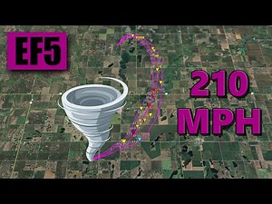 ENDERLIN Tornado Path - EF5 - 20th June 2025